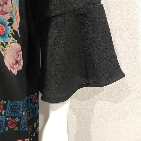 DESIGUAL PRINT DRESS  M - Picture 3 of 10